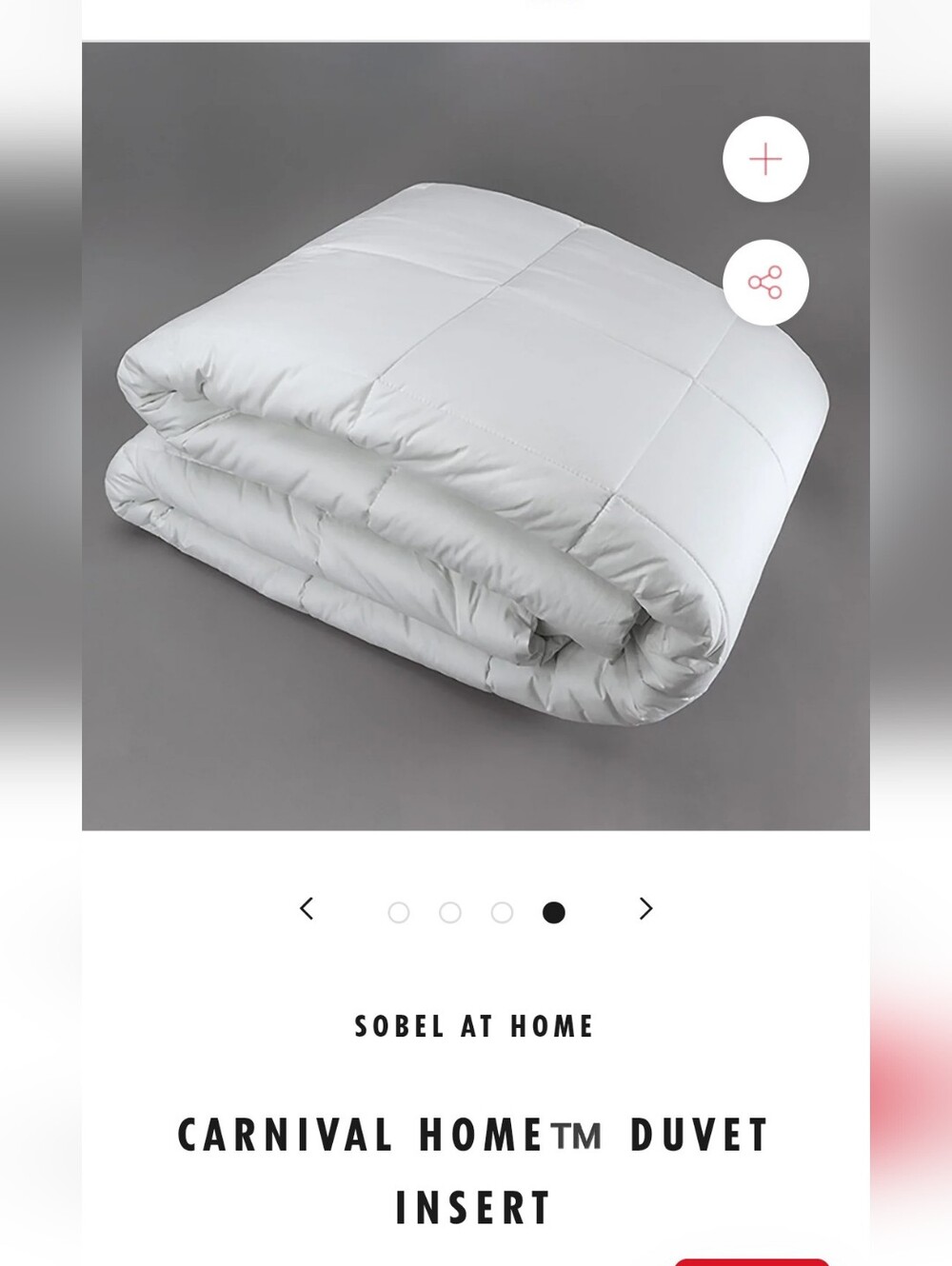 Carnival Cruise Home Collection Sobel Westex Duvet/Comforter, Queen In White